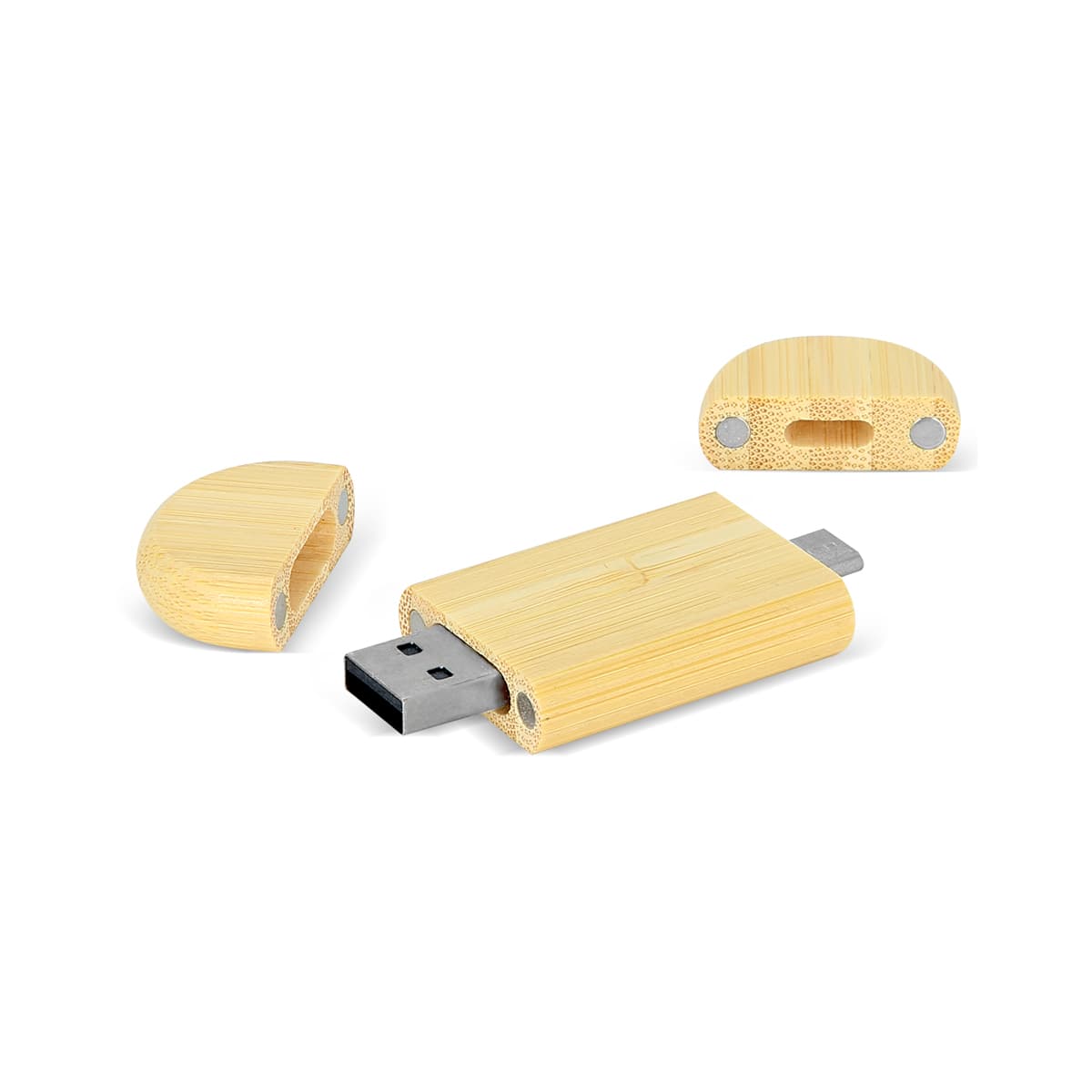 ذاكرة USB خشبية