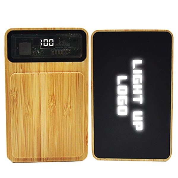 10000 mAh Magsafe ıŞIKLI 22.5W Hızlı Sarjlı 15W Hızlı Wireless bambu Powerbank